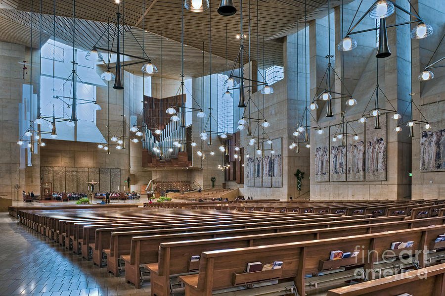 天使のマリア大聖堂 Cathedral Of Our Lady Of The Angels 建築 インテリアに関する石材メディア