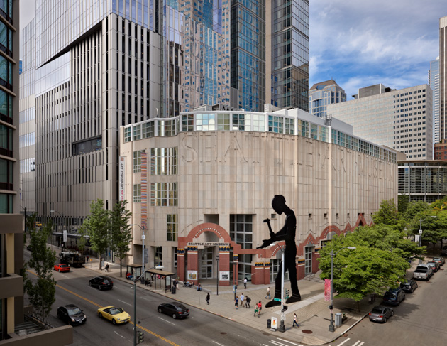 シアトル美術館 Seattle Art Museum 建築 インテリアに関する石材メディア