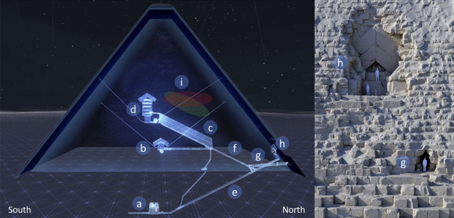 ScanPyramids Big Voidの研究図