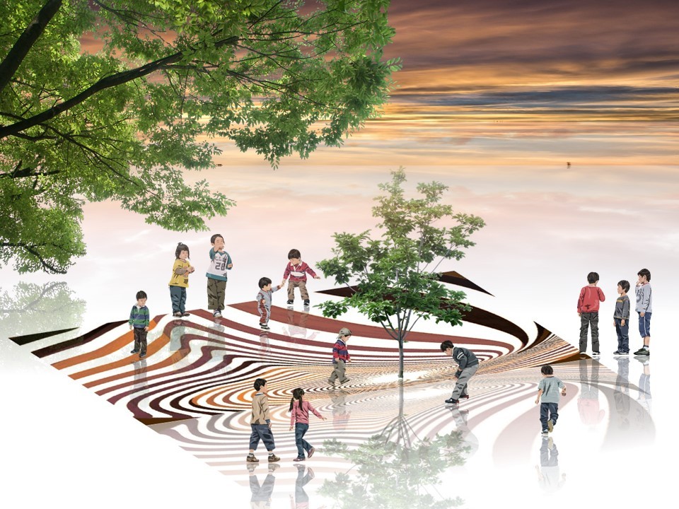 良い子の「年輪の森」― 夕景